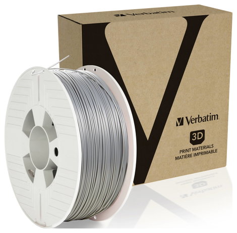 Verbatim 55319 neu 3D nyomtatószál PLA műanyag 1.75 mm 1000 g Szürke 1 db 3. kép