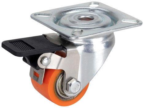 dörner + helmer 771035 771035 Beálló görgő KerékØ: 35 mm Teherbírás (max.): 100 kg 1 db