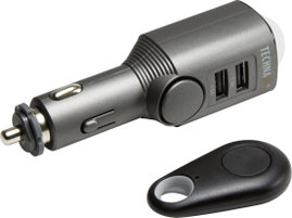 Technaxx TX-100 Autós riasztóberendezés Távirányító, Beltér felügyelet 12 V, 24 V Fekete