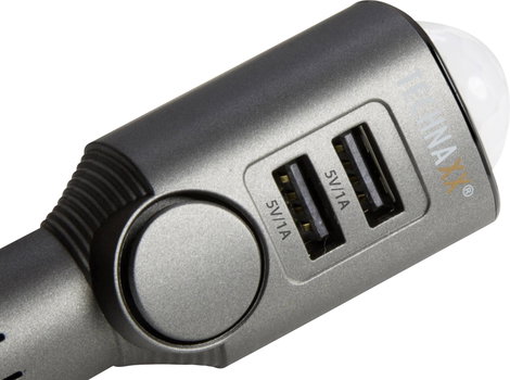 Technaxx TX-100 Autós riasztóberendezés Távirányító, Beltér felügyelet 12 V, 24 V Fekete 4. kép