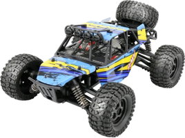 Reely RAW Narancs Brushed 1:14 RC modellautó Elektro Monstertruck 4WD RtR 2,4 GHz Akkuval és töltőké
