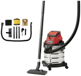 Akkus száraz-/nedves porszívó 20 l, akku nélkül, Einhell Power X-Change TC-VC 18/20 Li S-Solo 234713