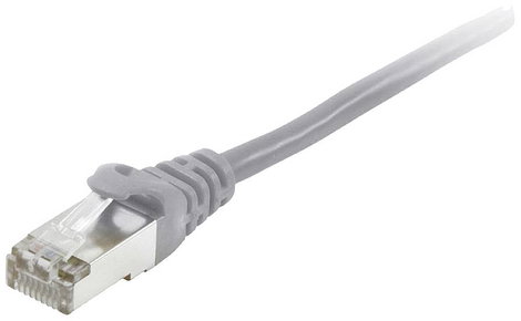Equip 605507 RJ45 Hálózati kábel, patchkábel CAT 6 S/FTP 0.50 m Szürke aranyozott érintkező 1 db