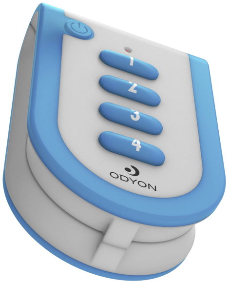 m-e modern-electronics Odyon ODYON pro HS-4 Vezeték nélküli kézi adó, Távirányító vétel visszajelzőv 2. kép