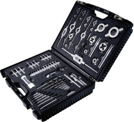Exact 70511 Menetvágó készlet 61 részes HSS Metrikus M3, M4, M5, M6, M8, M10, M12