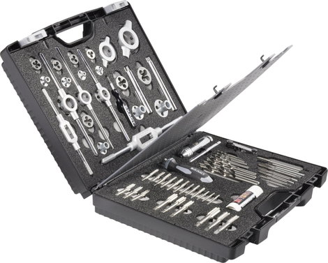Exact 70511 Menetvágó készlet 61 részes HSS Metrikus M3, M4, M5, M6, M8, M10, M12 3. kép