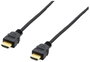 Equip HDMI Csatlakozókábel HDMI-A dugó 5.00 m Fekete 119371 aranyozott érintkező HDMI kábel bélyegkép