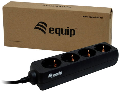 Equip 333281 Hálózati elosztó Fekete 1 db 3. kép