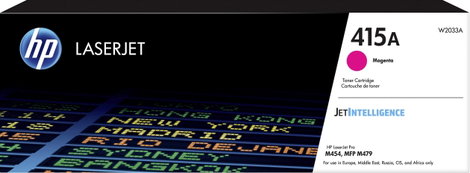 HP Toner 415A Eredeti Bíbor 2100 oldal W2033A