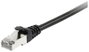Equip 605599 RJ45 Hálózati kábel, patchkábel CAT 6 S/FTP 20.00 m Fekete aranyozott érintkező 1 db bélyegkép