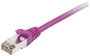 Equip 605557 RJ45 Hálózati kábel, patchkábel CAT 6 S/FTP 0.50 m Viola aranyozott érintkező 1 db bélyegkép