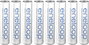 Mikroakku készlet NiMH 800 mAh 1,2 V 8 db, Panasonic eneloop HR03 bélyegkép