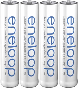 Panasonic eneloop HR03 Mikroakku NiMH 800 mAh 1.2 V 4 db
