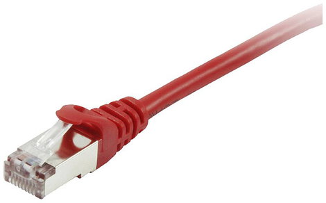 Equip 605520 RJ45 Hálózati kábel, patchkábel CAT 6 S/FTP 1.00 m Piros aranyozott érintkező 1 db