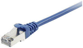 Equip 605630 RJ45 Hálózati kábel, patchkábel CAT 6 S/FTP 1.00 m Kék aranyozott érintkező 1 db
