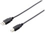 Equip USB kábel USB-A dugó, USB-B dugó 3.00 m Fekete 128861 2. bélyegkép