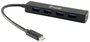 Equip 128954 4 port USB-C® (USB 3.1) Multiport hub Fekete bélyegkép