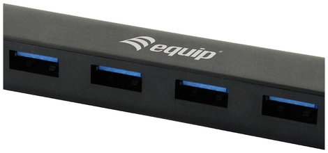 Equip 128954 4 port USB-C® (USB 3.1) Multiport hub Fekete 4. kép