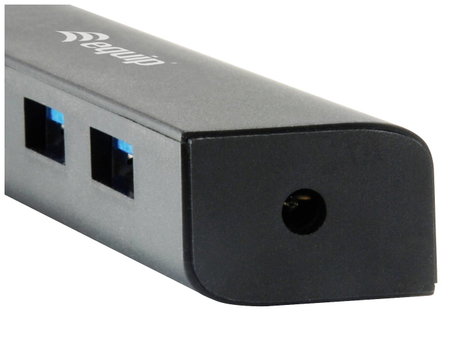 Equip 128954 4 port USB-C® (USB 3.1) Multiport hub Fekete 6. kép