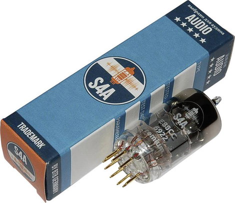 E88CC S4A Premium Elektroncső Szelektálva a következőkhöz Audio és stúdió Kettős trióda Pólusszám: 9