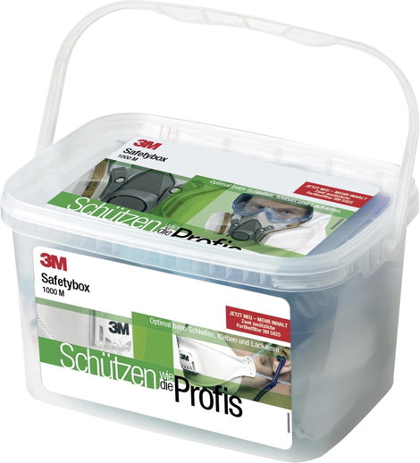 3M Safety Box 1000M DN999979524 Szűrőosztály/Védelmi fok: FFP 2 1 Set