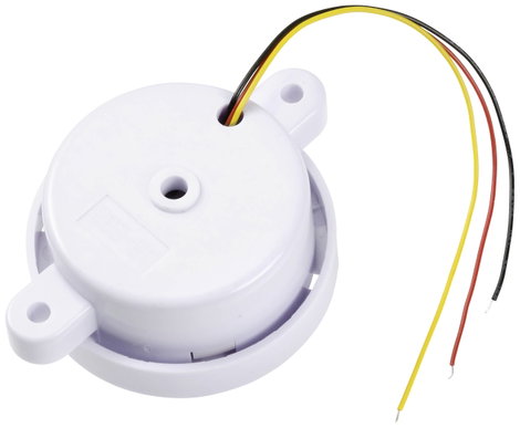 TRU COMPONENTS TC-9202116 Piezo jeladó Zajkibocsátás: 90 dB Feszültség: 12 V 1 db