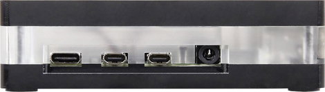 Joy-it RB-CaseP4+03 SBC ház Alkalmas: Raspberry Pi Aktív hűtővel, Mágneszárral Átlátszó 5. kép