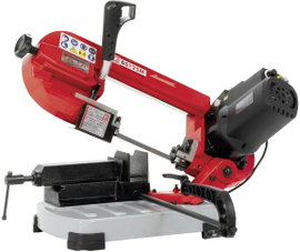 Holzmann Maschinen Mobil fém szalagos fűrész BS125M_230V 230 V 400 W Fűrészlap hossz 1435 mm