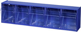 Allit 464430 Csuklós fedelű tárolók VarioPlus ProFlip 5 (Sz x Ma x Mé) 600 x 165 x 135 mm Kék, Átlát