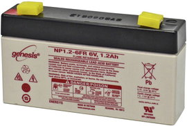 EnerSys Hawker Standby Genesis Ólomakku 6 V 1.2 Ah Ólom-vlies (AGM) (Sz x Ma x Mé) 97 x 56 x 25 mm 6