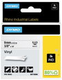 Feliratozó szalag DYMO 18443 Vinyl Szalagszín: Fehér Szövegszín:Fekete 9 mm 5.5 m 2. bélyegkép