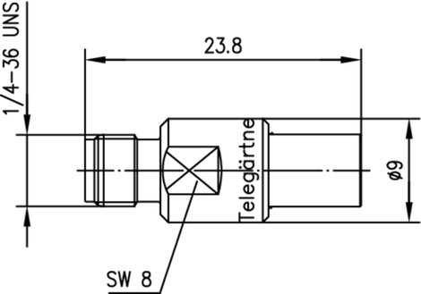 Telegärtner J01155A0041 J01155A0041 Koax csatlakozó SMA alj - SMB alj 1 db 4. kép