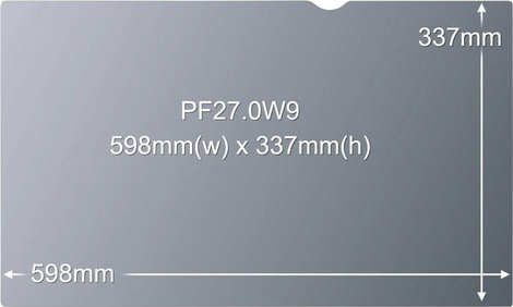 3M 7000031980 Védőfólia 68,6 cm (27) Képformátum: 16:9 Alkalmas: Univerzális 2. kép