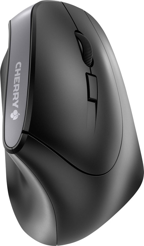 CHERRY MW 4500 Ergonomikus egér Rádiójel vezérlésű Optikai Fekete 6 Gombok 1200 dpi Ergonómikus