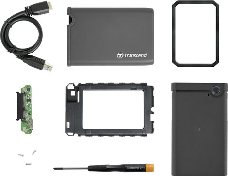 SATA merevlemez doboz 2.5 Transcend TS0GSJ25CK3 USB 3.0 2. kép