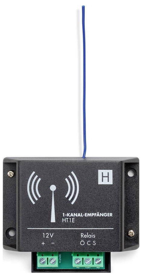 H-Tronic HT1E Vezeték nélküli vevő 1 csatornás Frekvencia 868.35 MHz 12 V/DC 2. kép