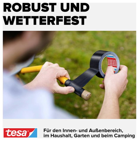 tesa UNIVERSAL 56348-00001-05 Szövet ragasztószalag tesa® extra Power Fekete (H x Sz) 10 m x 50 mm 1 5. kép