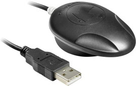Navilock NL-8012U GPS vevő Fekete