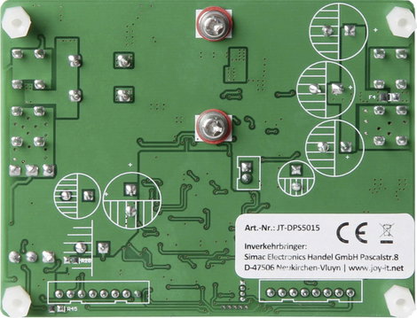 Labortápegység, szabályozható Joy-it JT-DPS5015 0 - 50 V 0 - 15 A 750 W Csavaros szorítók Távirányít 2. kép