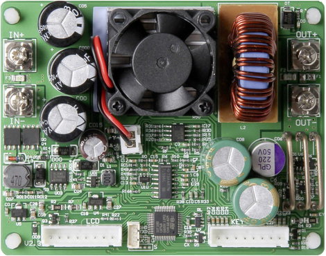 Labortápegység, szabályozható Joy-it JT-DPS5015 0 - 50 V 0 - 15 A 750 W Csavaros szorítók Távirányít 3. kép