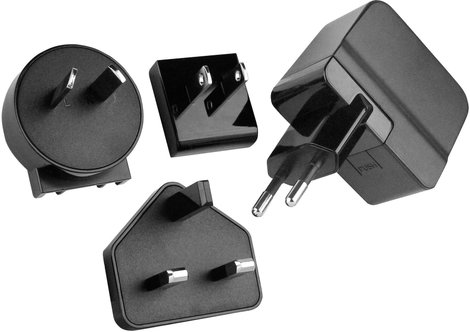 HN Power HNP12I-USBL6 USB-s töltőkészülék 12 W Aljzat dugó Kimeneti áram (max.) 2400 mA Kimenetek sz