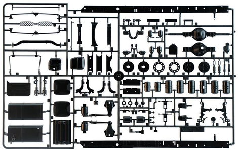 Italeri 3927 Scania S730 Highline 4x2 Kamionmodell építőkészlet 1:24 8. kép