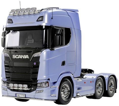 Tamiya 56368 Scania 770 S 6x4 1:14 Elektro RC modell teherautó építőkészlet