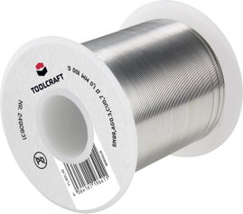 TOOLCRAFT Forrasztóón, ólommentes Tekercs SN99AG03C ROL1 100 g 1 mm