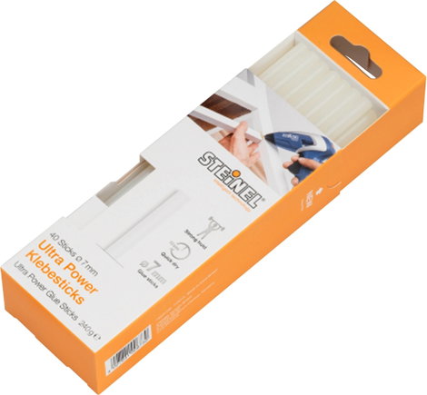 Steinel 006730 Ragasztópisztoly rúd 7 mm 150 mm Átlátszó 240 g 40 db