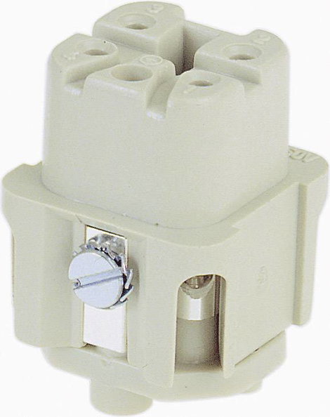 Csatlakozó betét, csavaros Han® A 09 20 003 2711 Harting 3 + PE