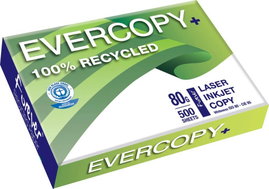 Újrahasznosított nyomtatópapír Clairefontaine Evercopy+ 50048C DIN A4 80 g/m² 500 lap