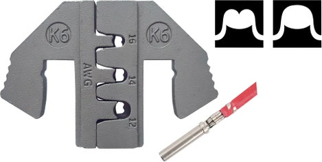 TOOLCRAFT PLE-0K6 1595626 Krimpelő betét német Alkalmas márka TOOLCRAFT PZ-500 2. kép