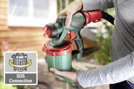 Bosch Home and Garden PFS 7000 Festékszóró pisztoly 1400 W Szállítási mennyiség (max.) 700 ml/perc 8. kép