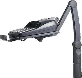 Telefontartó kar Hansawerke TSA5020004 Dönthető, Csuklóval mozgatható Fekete 1 db